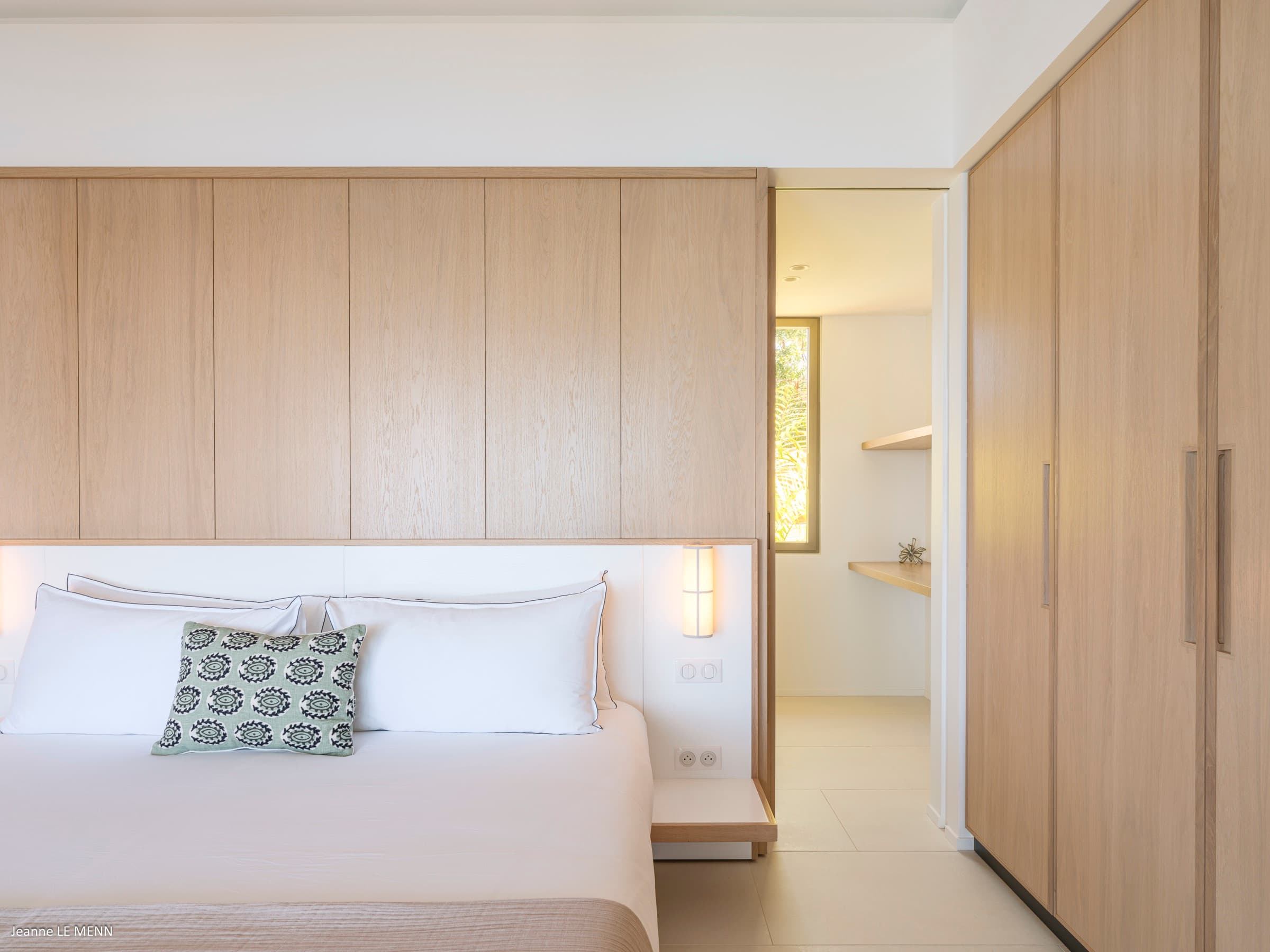 Primary bedroom east-facing view