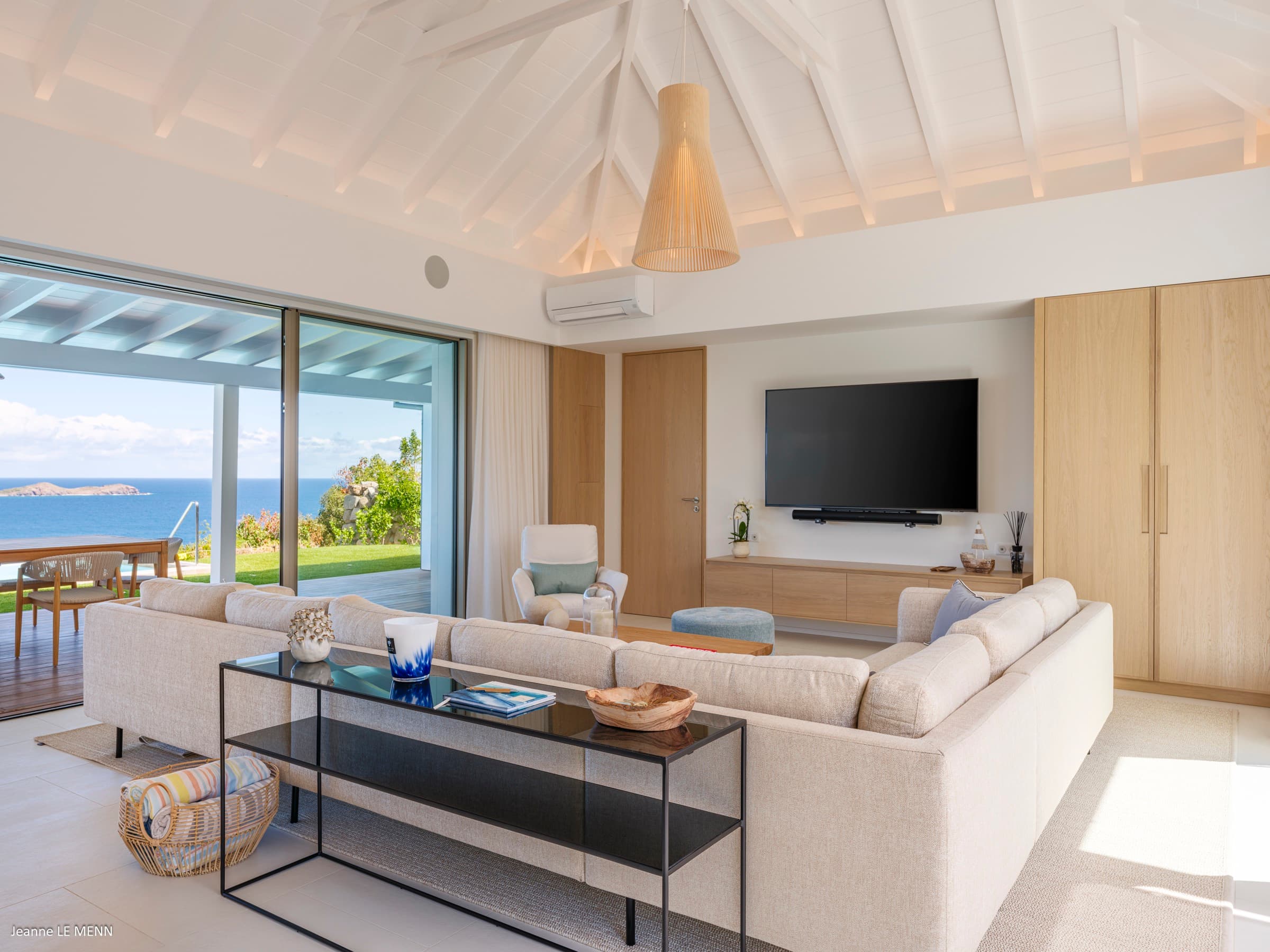 Living room entertainment area