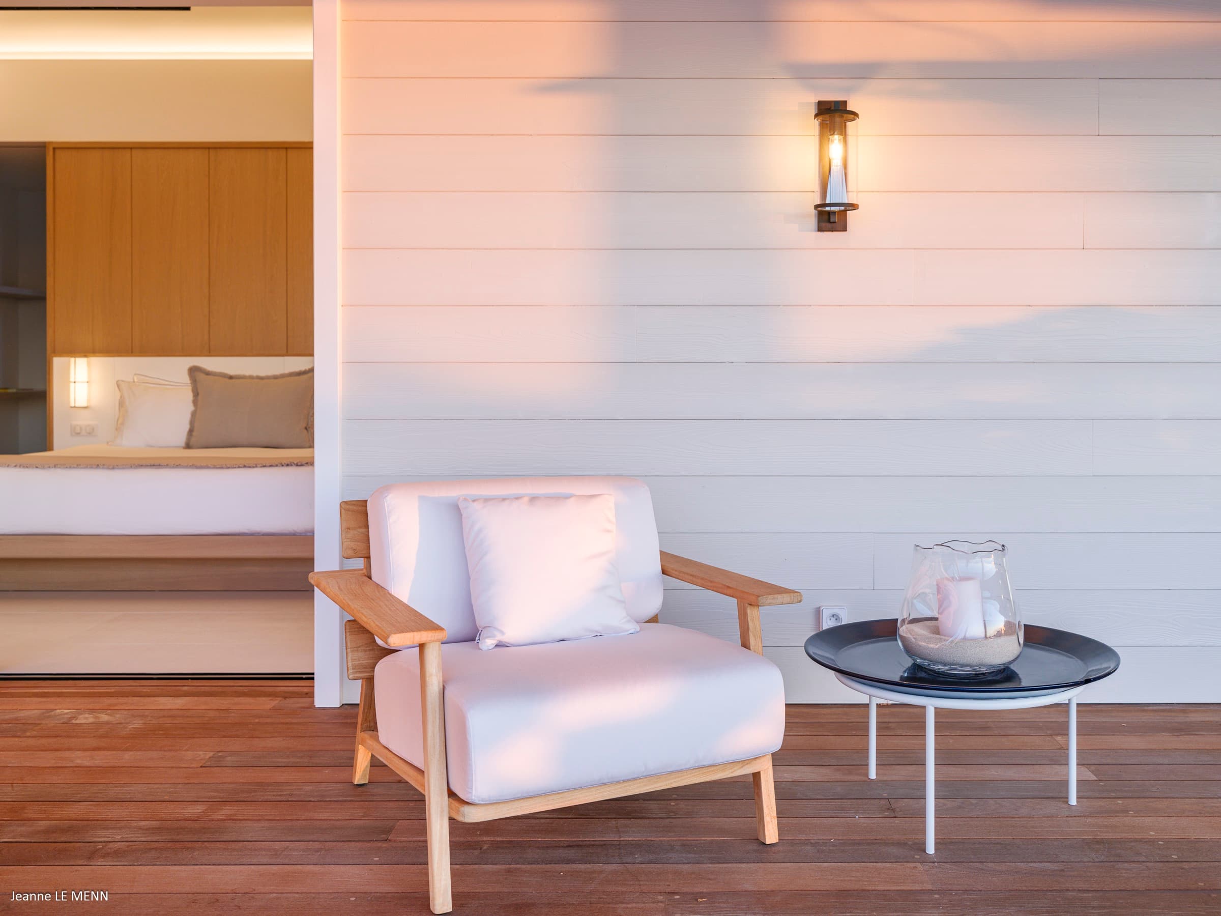 Morning coffee spot on the patio