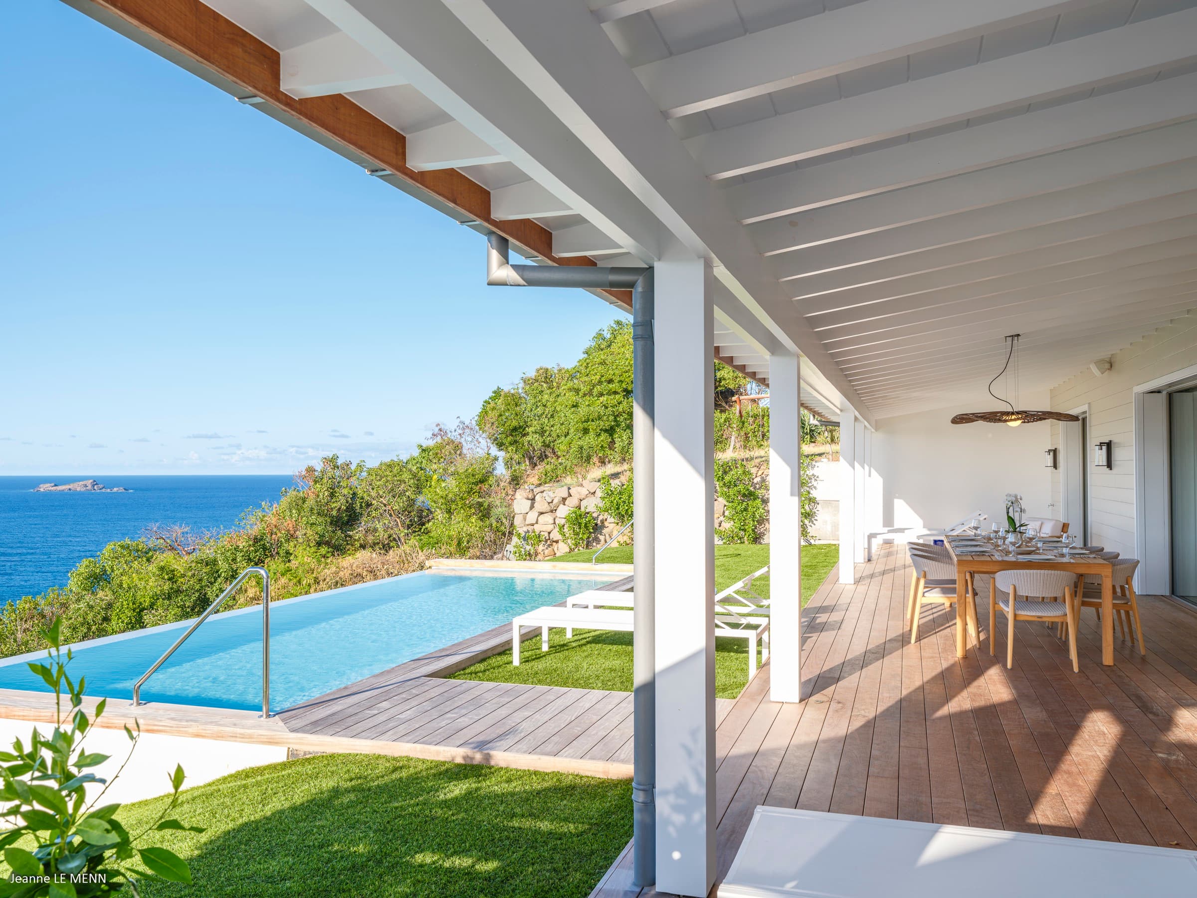 North-facing patio perspective