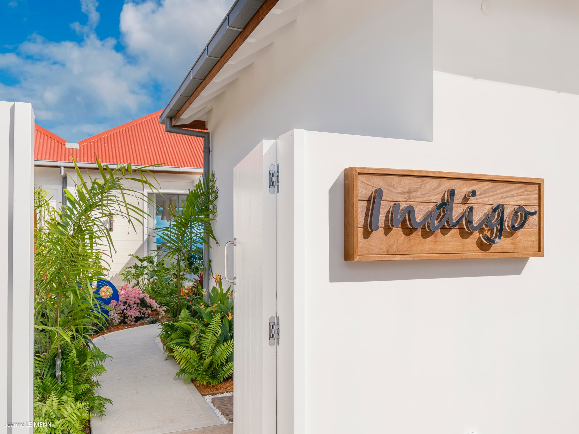 Villa Indigo welcome entrance